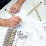 CHARSOCO Black Micro Pens, 12 Sizes in 0.23mm - 5mm, Waterproof Archival Ink, Fine Point Pen for Artist Illustration, Sketching, Anime, Manga and Technical Drawing