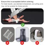 White Charcoal Pencils, Pack of 12 Charcoal Drawing Pencils, Charcoal Pencils for Artists, Art Supplies for Drawing and Highlighting.