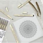 CHARSOCO Black Micro Pens, 12 Sizes in 0.23mm - 5mm, Waterproof Archival Ink, Fine Point Pen for Artist Illustration, Sketching, Anime, Manga and Technical Drawing