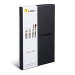 KINGART 1070C Premium 8 Pc. Precision Acrylic Artist Paint Brushes, Short Comfort Handle, Synthetic Taklon Hair for Acrylic, Oil, Watercolor and Gouache Paints, Gift Boxed, Set of 8