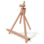 Miratuso Painting Easel, Folding Wooden Tabletop Easel Stand Holds Highest to 22" Canvas, Portable Desktop Easel Suitable for Artists, Beginners, Students