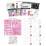 Fashion Angels I Love Fashion Sketch Portfolio, Includes Sketch Pad with Stencils & Stickers, Fashion Design Sketch Book for Girls, Ideal Drawing Kit for Kids