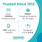 Horizon Group USA Stretched Canvas 9" x 12" 8 PK, 16mm Thick, 100% Cotton, for Painting, Pouring, Oil Paint, Multi-Media Art, 8-Pack (204038)