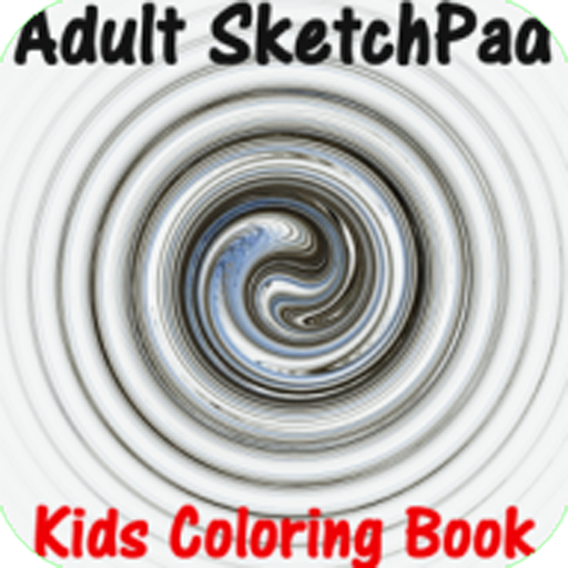 Adult Coloring Sketch Pad for Creative Relaxation