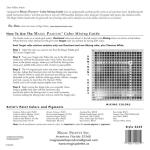 Color Mixing Guide - Magic Palette 11.5 Inch