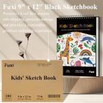 Kids' Sketch Book, 9" x 12", 100 Sheets