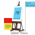 MEEDEN Adjustable Studio Easel for Heavy Canvases