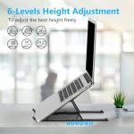 Adjustable Aluminum Laptop Stand for 10-15.6" Laptops