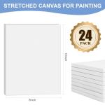 FUMILE 8x10 Stretched Canvas Value Pack, 24 Count