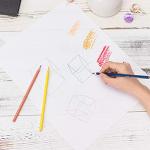 Durable Sketch Pad 5.5”x8.5” - 100 Sheets