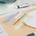 MEEDEN 50 Pack Mini Cold Press Watercolor Cards