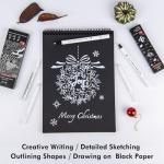 Brusarth 5-Pack White Gel Pen Set