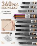 Nicpro 35-Piece Mechanical Pencil Set for Artists