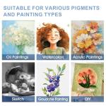 FUMILE 8x10 Stretched Canvas Value Pack, 24 Count