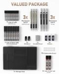 Nicpro 35-Piece Mechanical Pencil Set for Artists