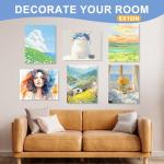 FUMILE 8x10 Stretched Canvas Value Pack, 24 Count