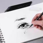 Woodless Graphite Pencil Set for Sketching