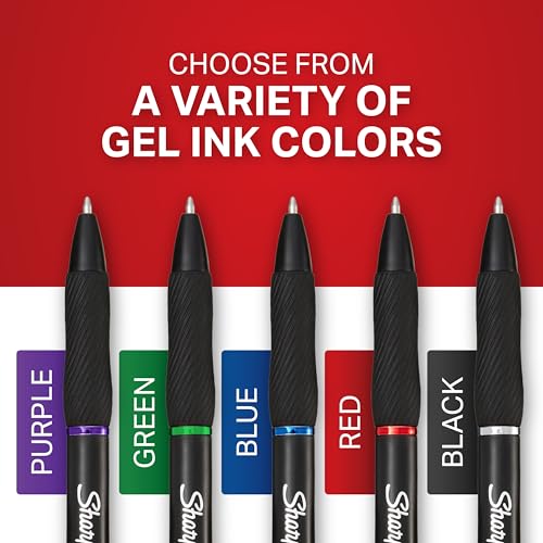 Sharpie S-Gel Pens, 8 Count, Assorted Colors