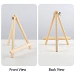 6-Pack 9-Inch Tabletop Wood Easels for Painting