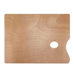 HEVSTIL Square Wooden Paint Palette for Artists