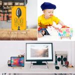 6-Pack 9-Inch Tabletop Wood Easels for Painting