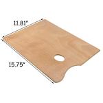 HEVSTIL Square Wooden Paint Palette for Artists