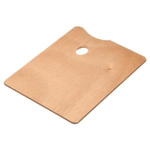 Wooden Paint Palette with Thumb Hole, 12"x9