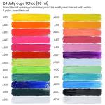 Arteza Opaque Gouache Paint Set of 24 Tubs