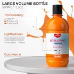 Smallbudi 15 Color Acrylic Paint Set, Non-Toxic