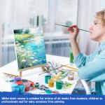 8x10 Inch Canvas Boards - 4 Pack