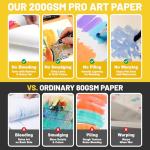 KAKKUE 11"x14" Heavyweight Spiral Sketch Book