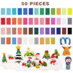 CiaraQ 48-Color Polymer Clay Kit for All Levels