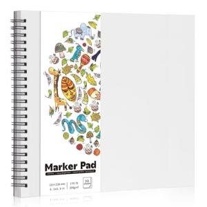 Marker Paper Pad - Double-Sided, 30 Sheets, 8.3x8.9in