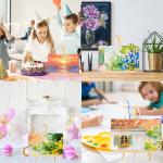 3 Pack of 14 Inch Tabletop Wood Easels