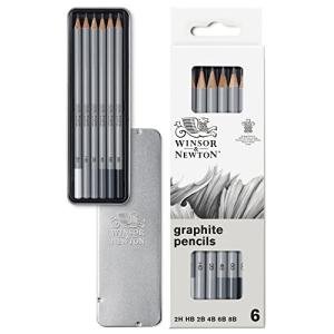 Winsor & Newton Graphite Pencils Set of 6