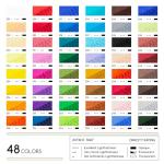 MEEDEN 48-Color Oil Pastels Set with Extras
