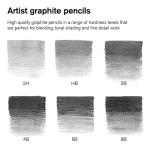 Winsor & Newton Graphite Pencils Set of 6