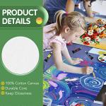 36 Pack Various Size Blank Canvas Boards