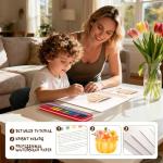 Kivzex Beginner Watercolor Workbook and Painting Kit
