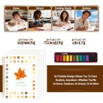 Kivzex Beginner Watercolor Workbook and Painting Kit