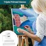 10-Pack Premium Stretched Canvases for Artists