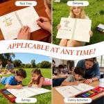 Beginner Watercolor Workbook with 12 Color Paint Set