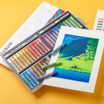 MEEDEN 48-Color Oil Pastels Set with Extras