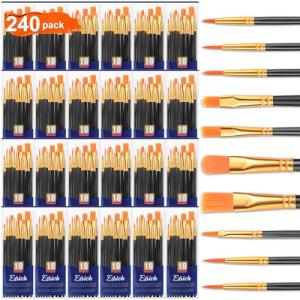 ESRICH 24-Piece Acrylic Paint Brush Set