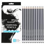 Sunshilor Charcoal Pencils Set for Drawing