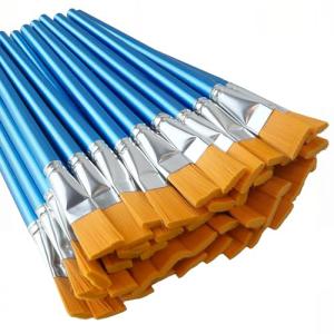 40 Pcs Flat Paint Brushes for All Mediums