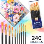 ESRICH 24-Piece Acrylic Paint Brush Set