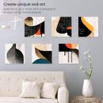 ARTEZA 12x12 inch Blank Stretched Canvas, 8-Pack