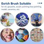 ESRICH 24-Piece Acrylic Paint Brush Set