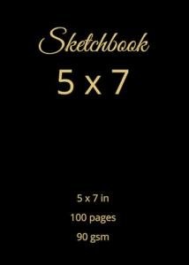 5x7 Sketchbook - 100 Pages for Artists